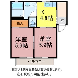 プランドールソシアの物件間取画像